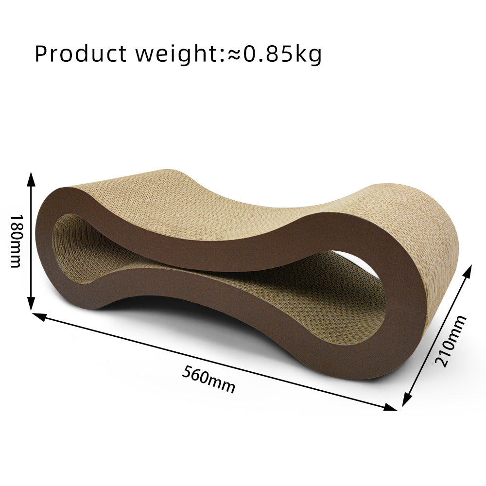 Figure 8 Large Corrugated Paper Cat Toy Bed