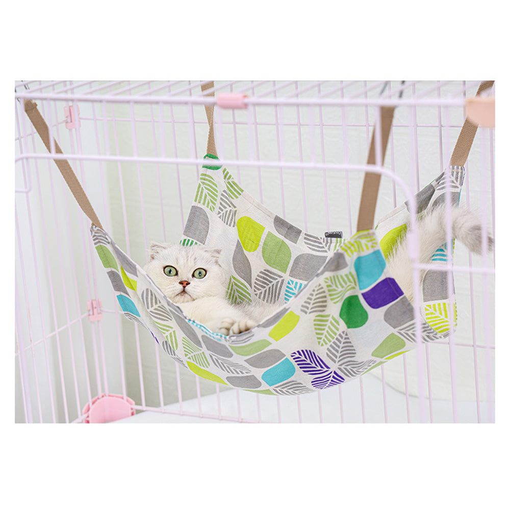 Breathable Cotton Linen Hanging Cat Hammock
