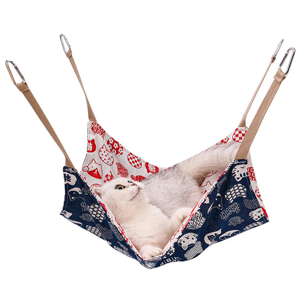 Breathable Cotton Linen Hanging Cat Hammock