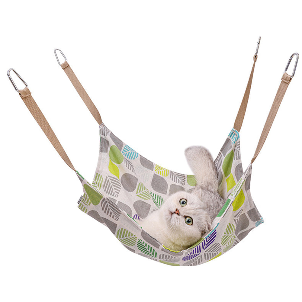 Breathable Cotton Linen Hanging Cat Hammock