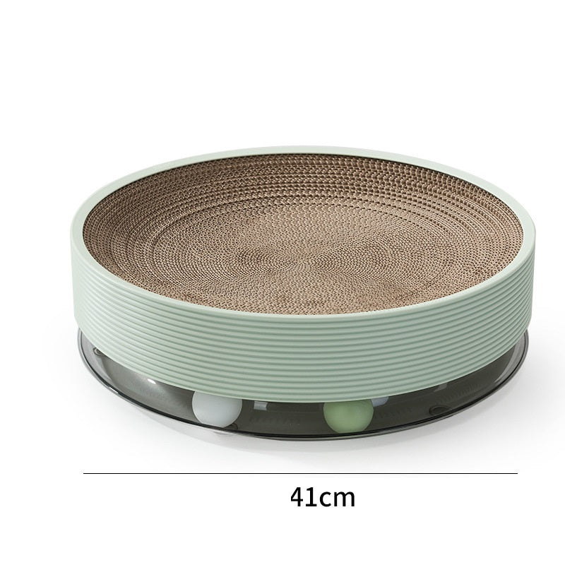Crumb-Free Bowl-Shaped Cat Scratcher Bed