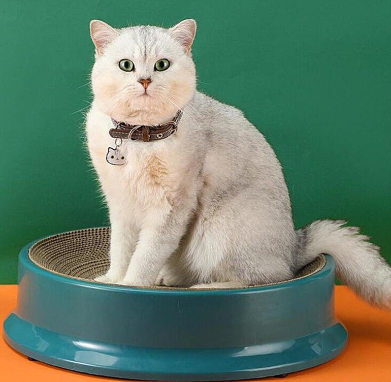 Replaceable Corrugated Paper Cat Scratcher Bed