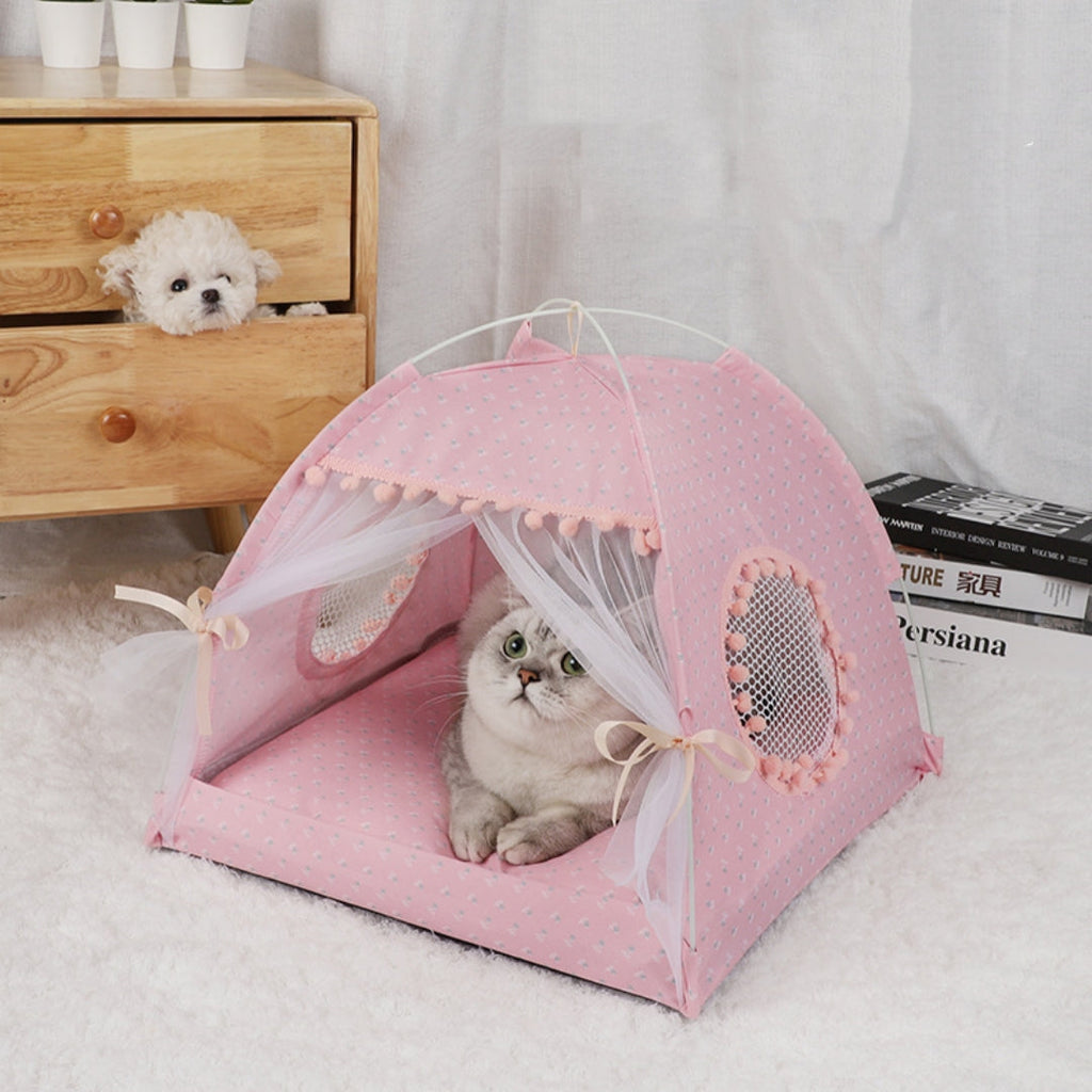 Simple Foldable Outdoor Pet Tent House Bed